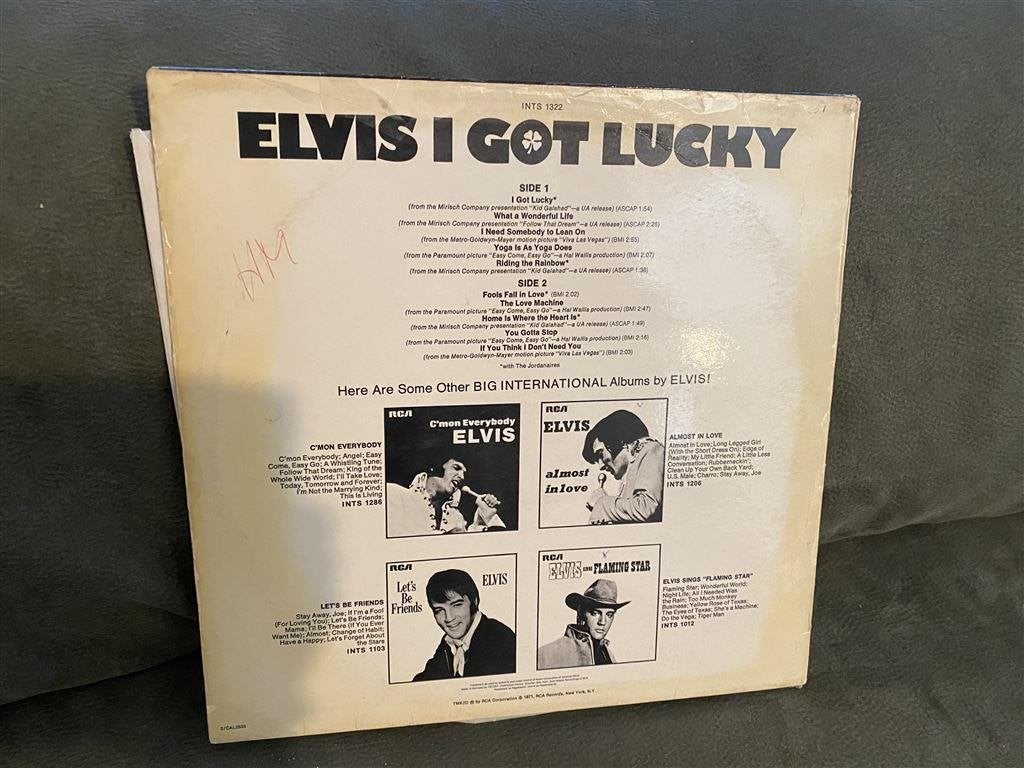 Elvis Presley - i got lucky lp [983], Verzenden, Zo goed als nieuw, LP