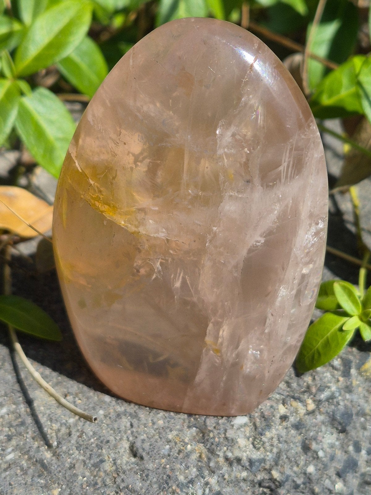 rozekwarts sculptuur, Verzamelen, Mineralen en Fossielen, Ophalen of Verzenden