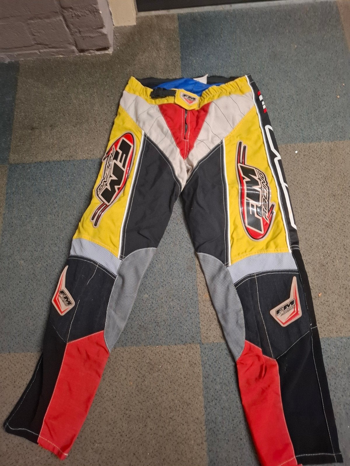 Vintage FM Racing crossbroek - Made in Italy - Maat 50, Ophalen