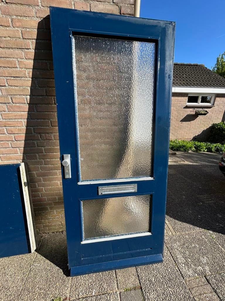 Buitendeur, Doe-het-zelf en Verbouw, Ophalen, Gebruikt, 80 tot 100 cm, Buitendeur