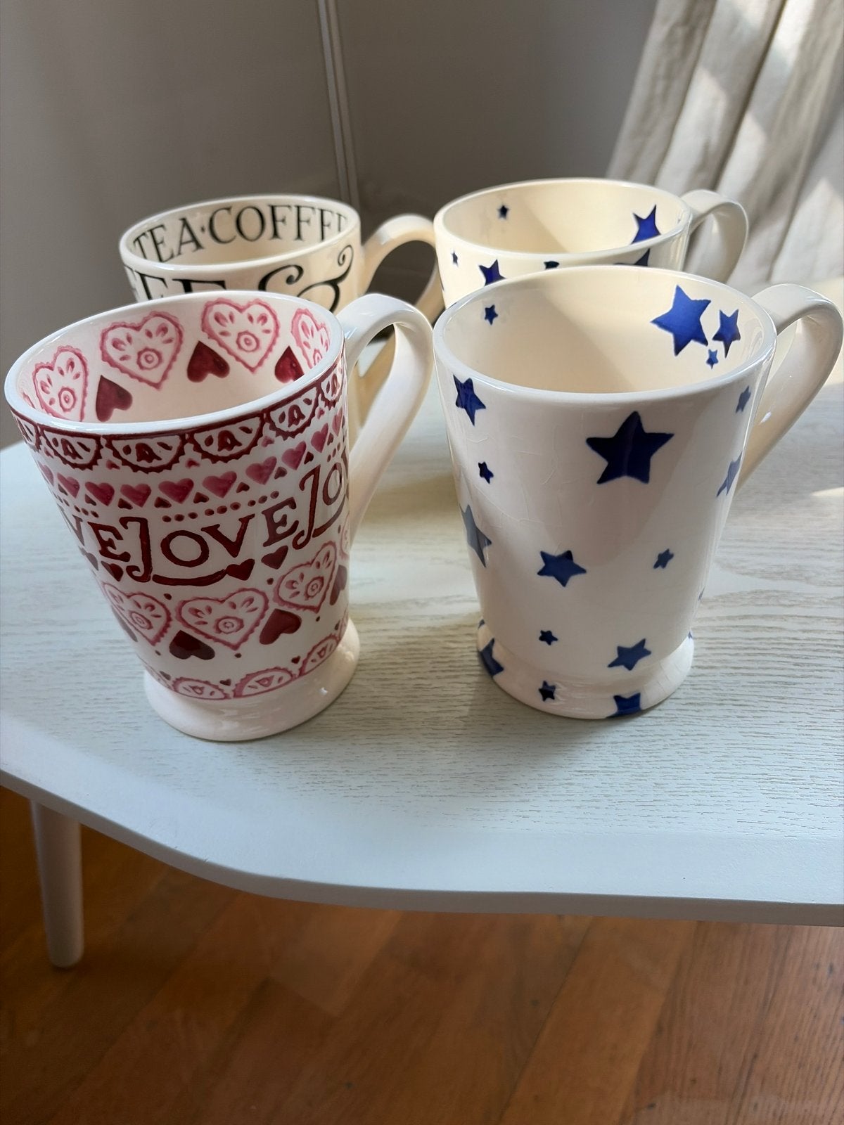 Emma Bridgewater cacaomugs 25,00 pst, Gebruikt, Overige merken, Keramiek, Modern