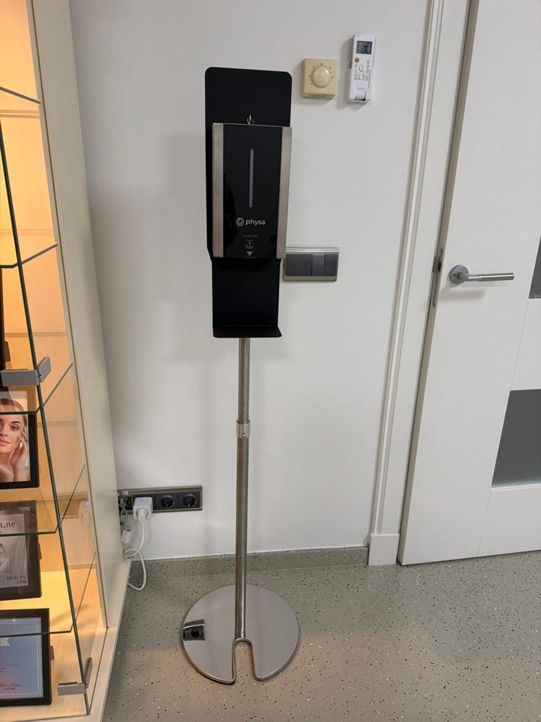 Physa Automatische Desinfectiezuil met standaard, Ophalen, Zo goed als nieuw