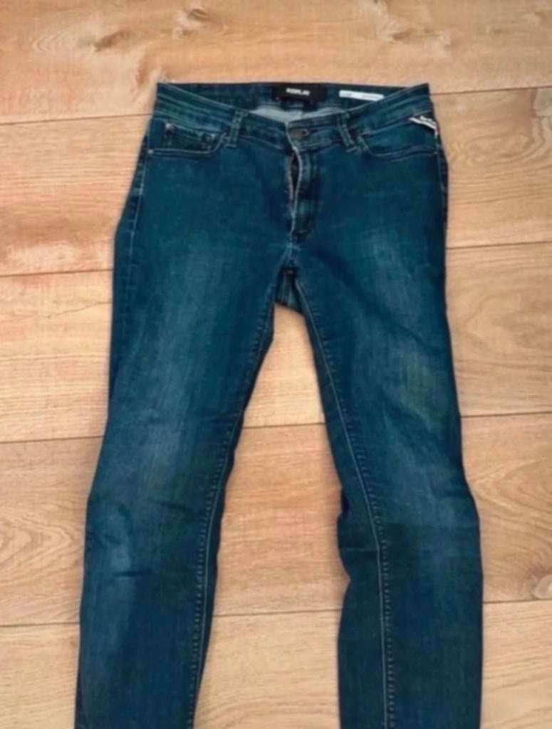 Replay Luzien Skinny High Waist Jeans W28/29, Ophalen of Verzenden, Zo goed als nieuw, Blauw, W28 - W29 (confectie 36)