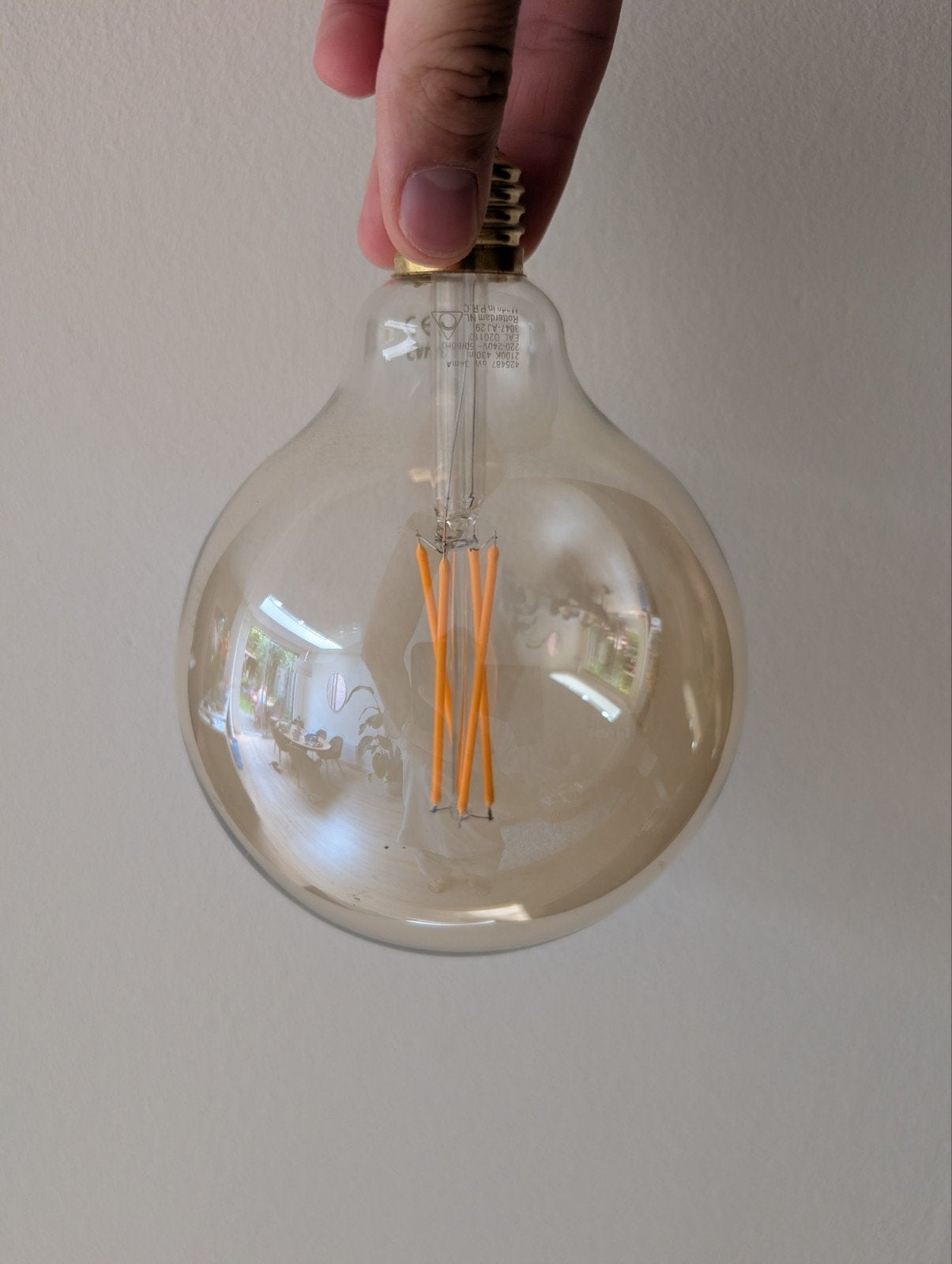 Calex Bollamp G125 Dimbaar - Sfeervol Warm Wit Licht, Led-lamp, Dimbaar, Calex, Zo goed als nieuw