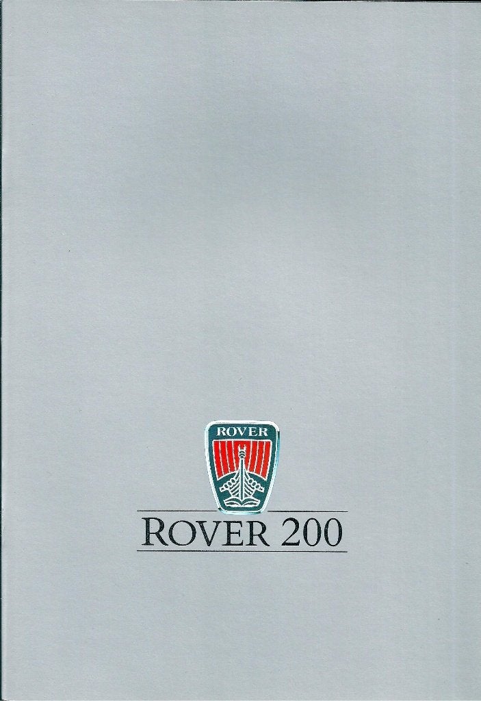 Brochure Rover 200 serie 1987, Ophalen of Verzenden, Gelezen, Overige merken