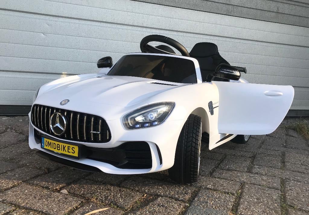 Mercedes-Benz GT-R AMG wit 12V Afstandsbediening, MP3, AUX, Ophalen of Verzenden, Nieuw
