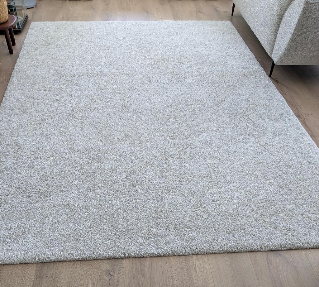 Ikea Stoense vloerkleed 200 x 300 cm, Ophalen, Zo goed als nieuw, Minder dan 10 m², Crème