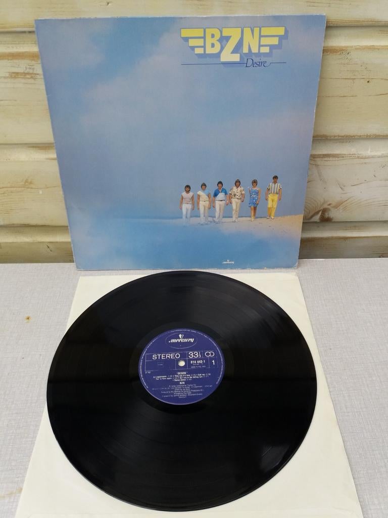 LP BZN - Desire, Gebruikt, 1980 - 1989, Ophalen of Verzenden, Pop