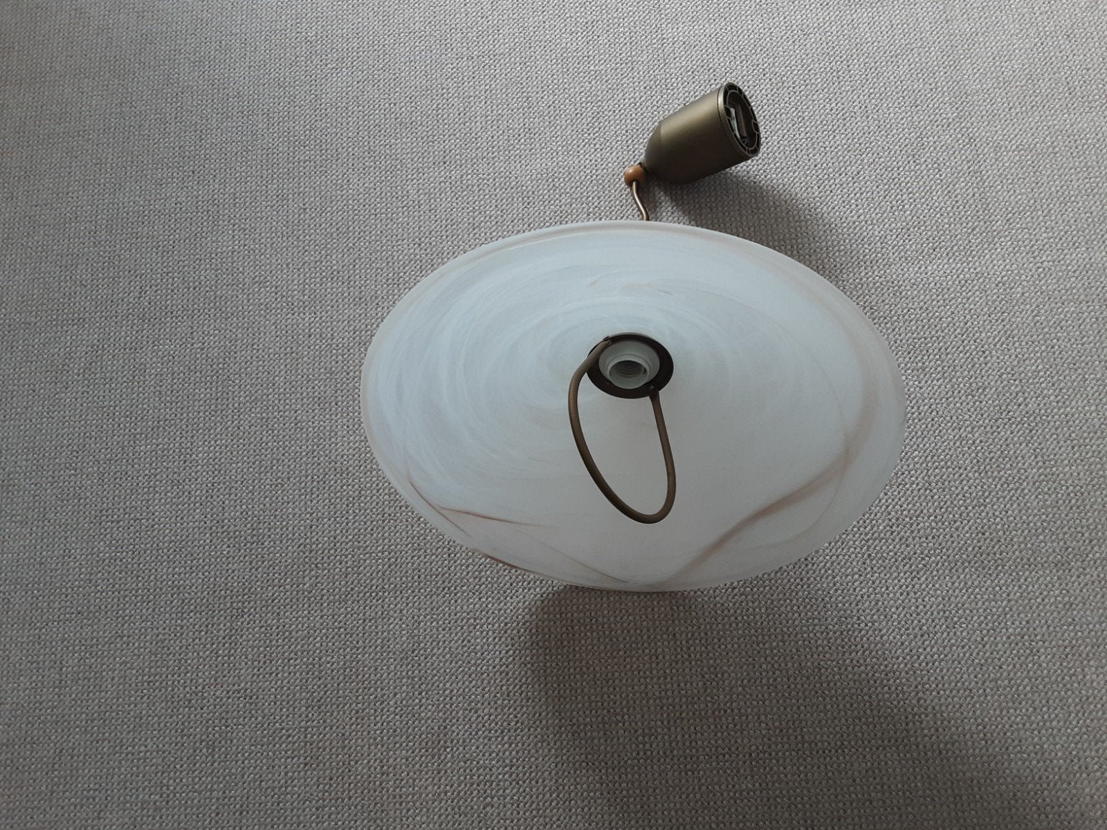 Steinhauer tafellamp met melkglas kap, Huis en Inrichting, Lampen | Tafellampen, Ophalen, Gebruikt, Glas