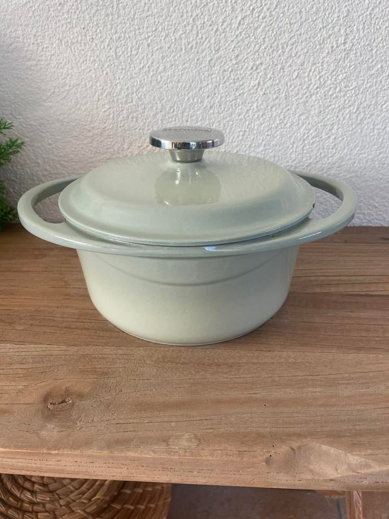Gietijzeren braadpan berndes, Huis en Inrichting, Keuken | Potten en Pannen, Zo goed als nieuw, Koekenpan of Braadpan, Gietijzer