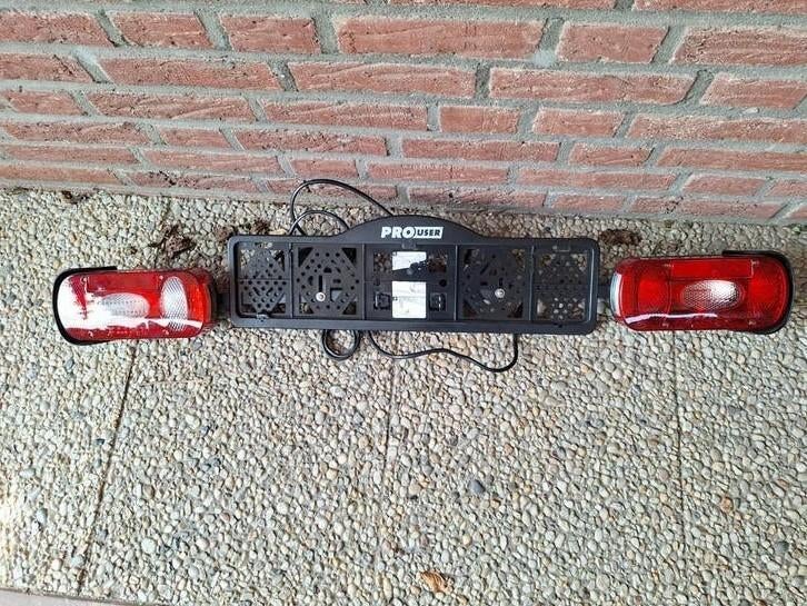 verlichting met kentekenplaathouder, nieuw!, Ophalen, Gebruikt, Trekhaakdrager