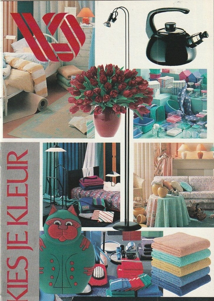 Vintage folder 1986 V&D Vroom Dreesman in keuken & badkamer, Verzenden, Overige typen