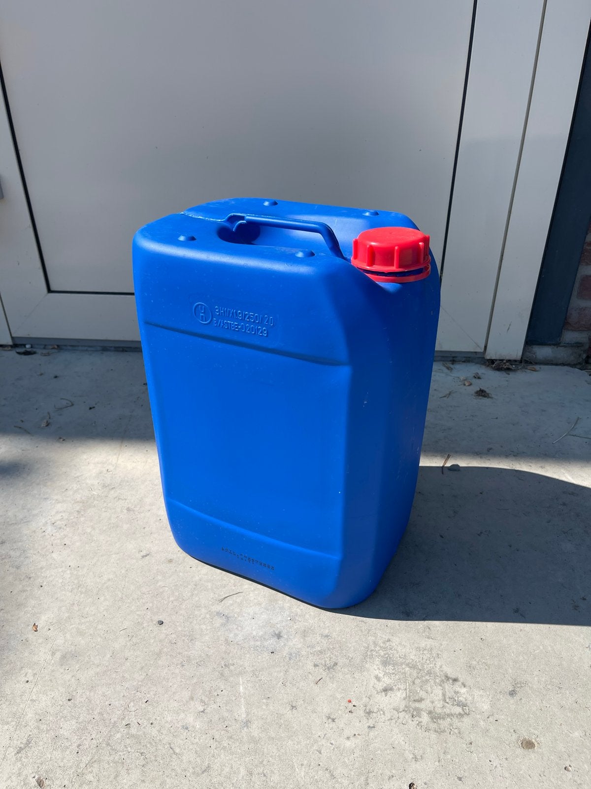 15x Blauwe Jerrycans 20L, Ophalen, Gebruikt