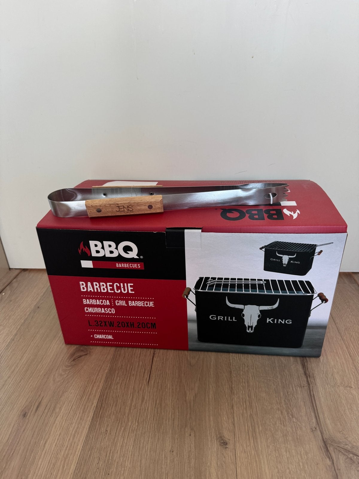 BBQ Grill King met tang - Nieuw in doos, Ophalen of Verzenden, Nieuw