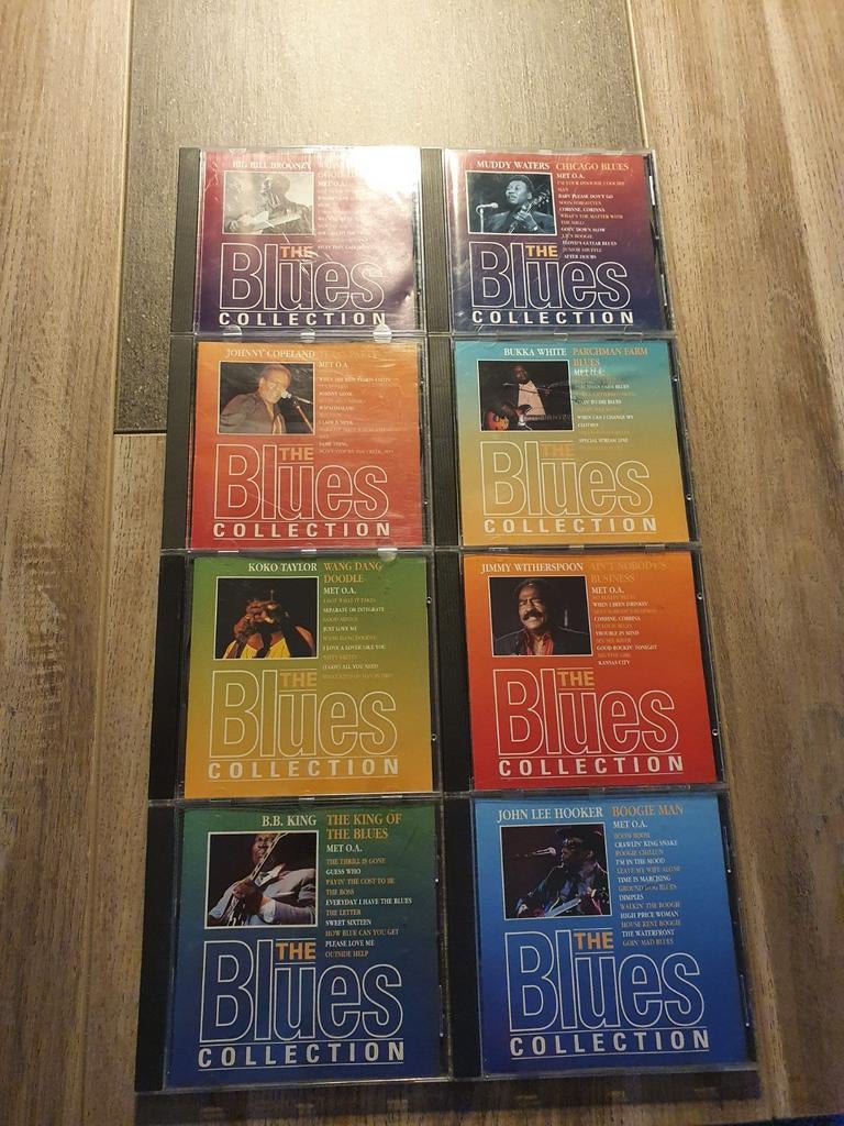 8x cds the blues collection, Ophalen of Verzenden, Zo goed als nieuw, Jazz en Blues