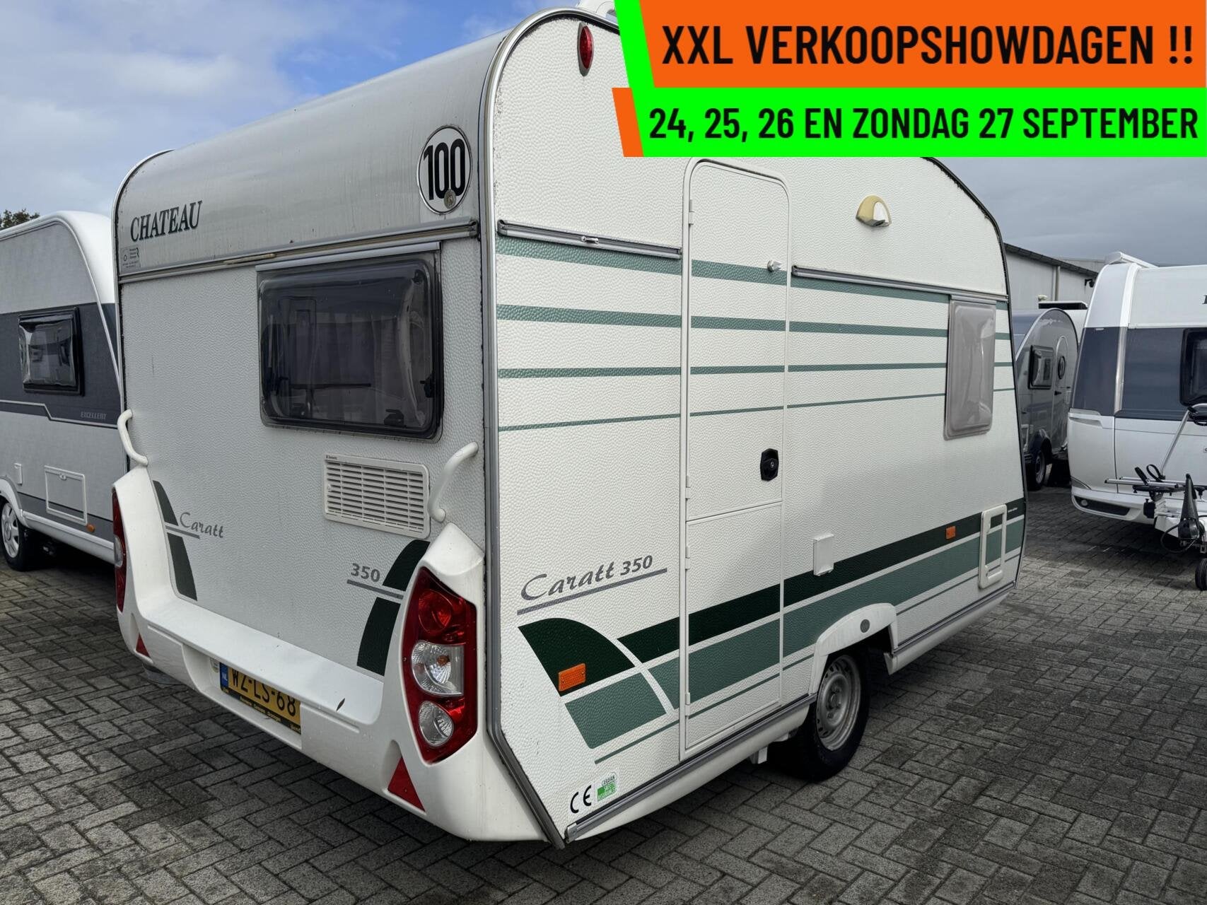 Chateau-​​​​​​​XXL VERKOOPSHOW 24,25,26 & 27 S, Caravans en Kamperen, Mover, Chateau, Tot en met 2, Bedrijf