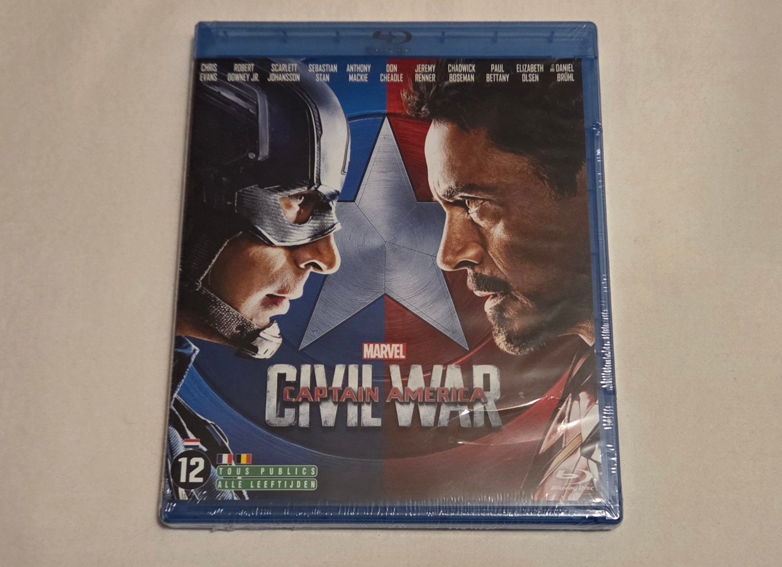 Captain America Civil War Sealed/Actie/Blu-ray/Marvel, Ophalen of Verzenden, Nieuw in verpakking, Actie