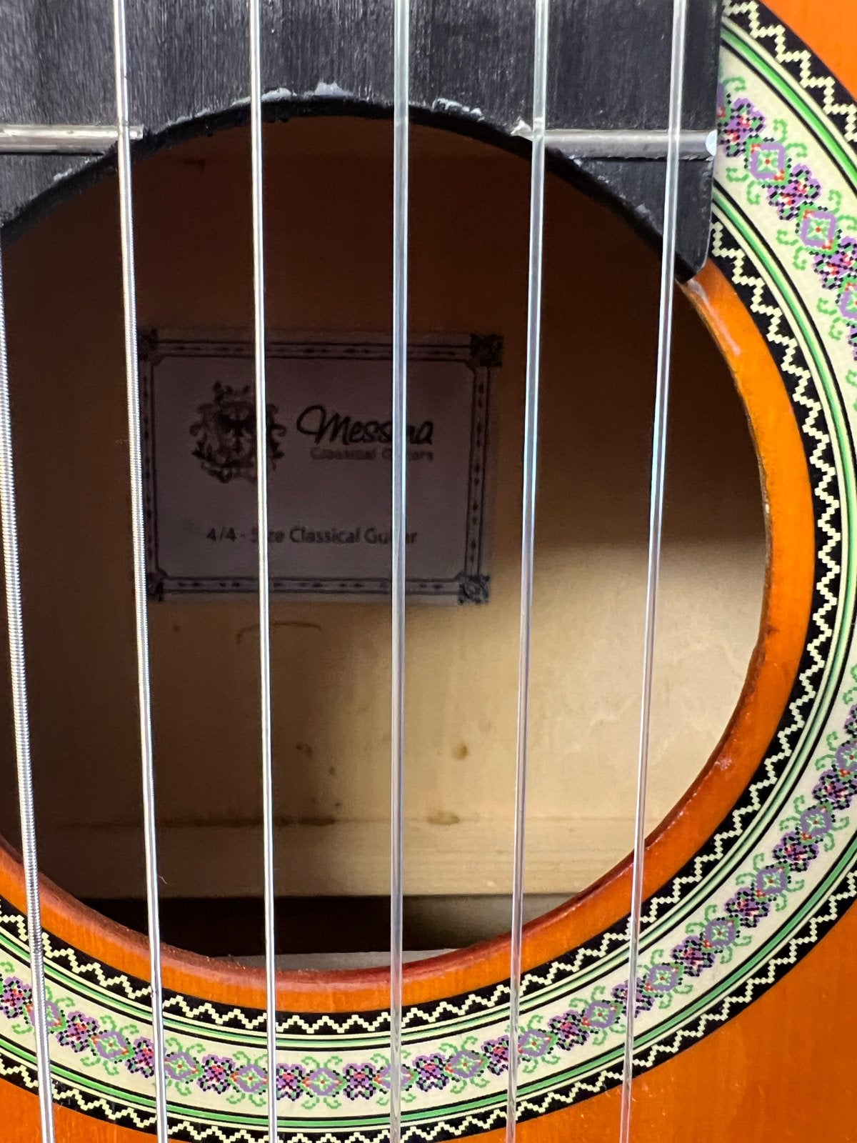 Messina Klassieke Gitaar 4/4 - Zo goed als nieuw, Muziek en Instrumenten, Ophalen, Zo goed als nieuw, Klassieke of Spaanse gitaar