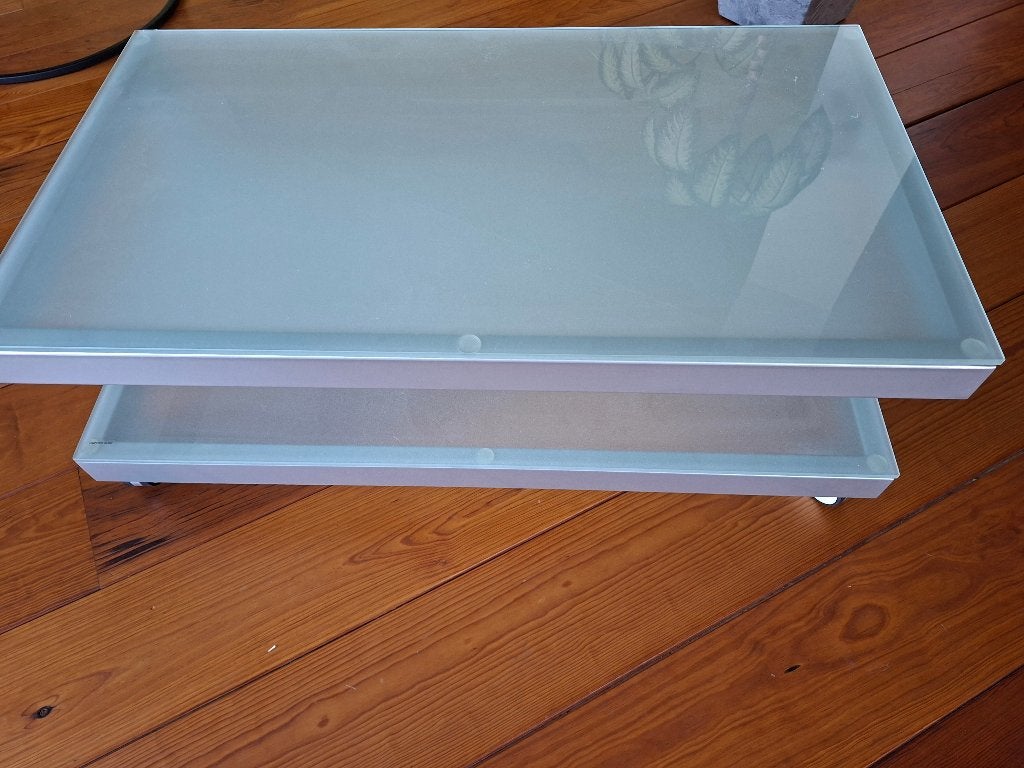 TV Meubel, Huis en Inrichting, Ophalen, 50 tot 100 cm, Zo goed als nieuw, Glas