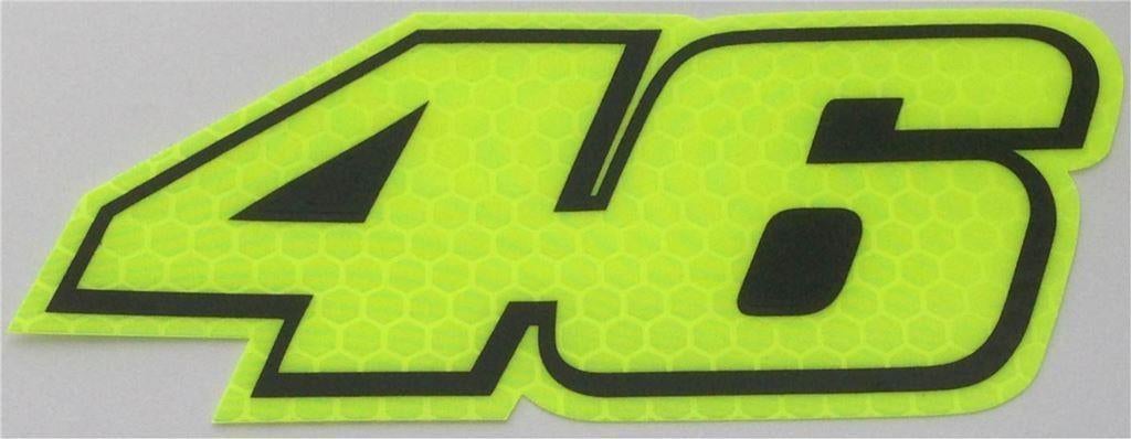 Valentino Rossi, The Doctor, 46 reflectie sticker #5, Motoren, Ophalen of Verzenden