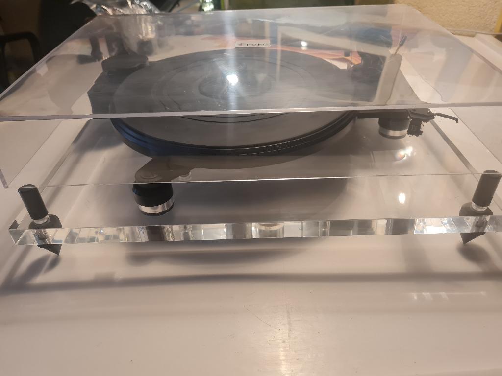 pro ject 6 platenspeler perspex, Audio, Tv en Foto, Platenspelers, Refurbished, Platenspeler, Overige merken, Ophalen