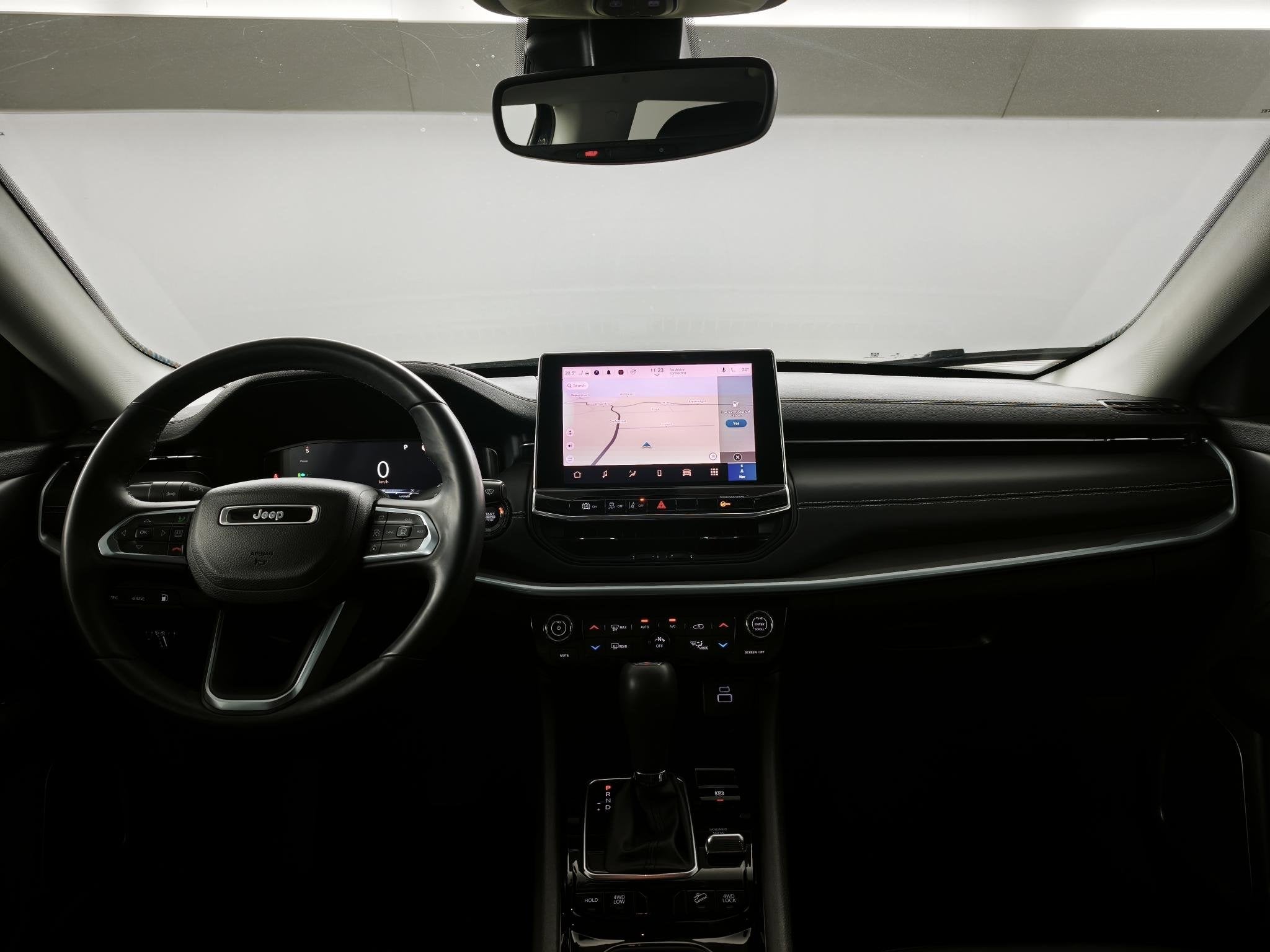 Jeep Compass 4xe 190 Plug-in Hybrid Electric Limited Lease E, Automaat, Blauw, Leder en Stof, Vierwielaandrijving