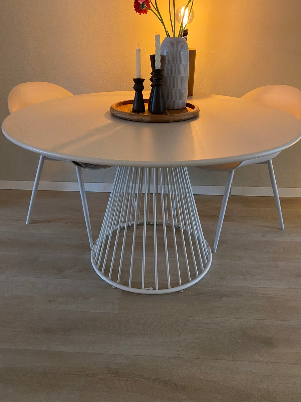 Nieuwe eettafel met stoelen, Ophalen, 100 tot 150 cm, 50 tot 100 cm, Zo goed als nieuw