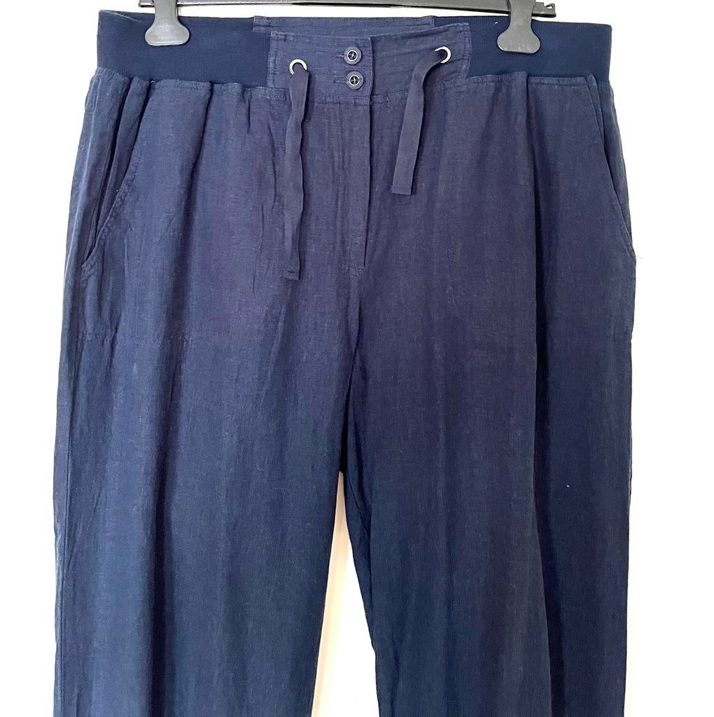 Queen pantalon maat 48(v), Blauw, Maat 46/48 (XL) of groter, Ophalen of Verzenden, Zo goed als nieuw