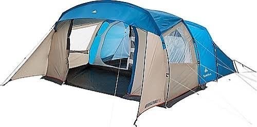 Quechua Arpenaz Family 5.2 familietent, Caravans en Kamperen, Ophalen of Verzenden, Zo goed als nieuw, Tot en met 5