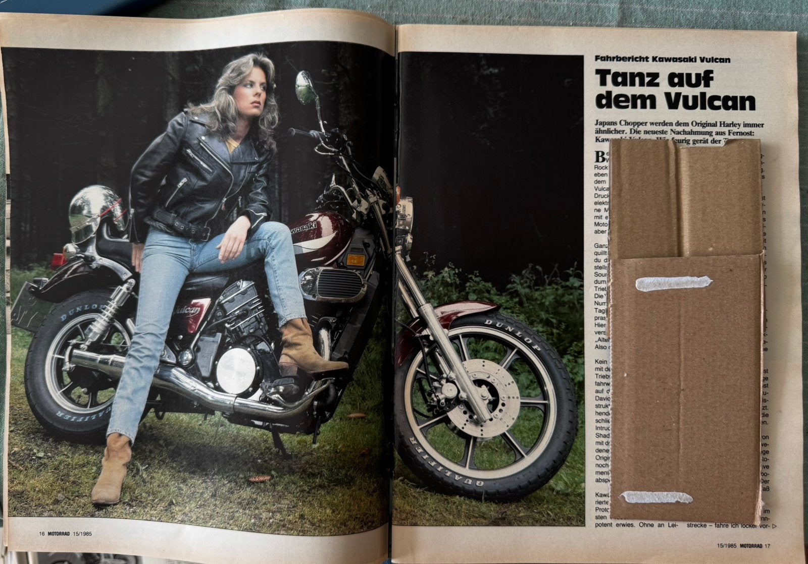 Verslag 1985 Kawasaki Vulcan 750, Verzenden, Zo goed als nieuw, Motoren