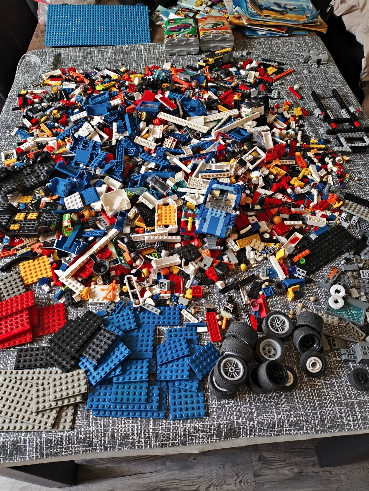 Grote partij LEGO met kasteel, minifiguren en meer!, Ophalen, Gebruikt, Lego, Inclusief instructies