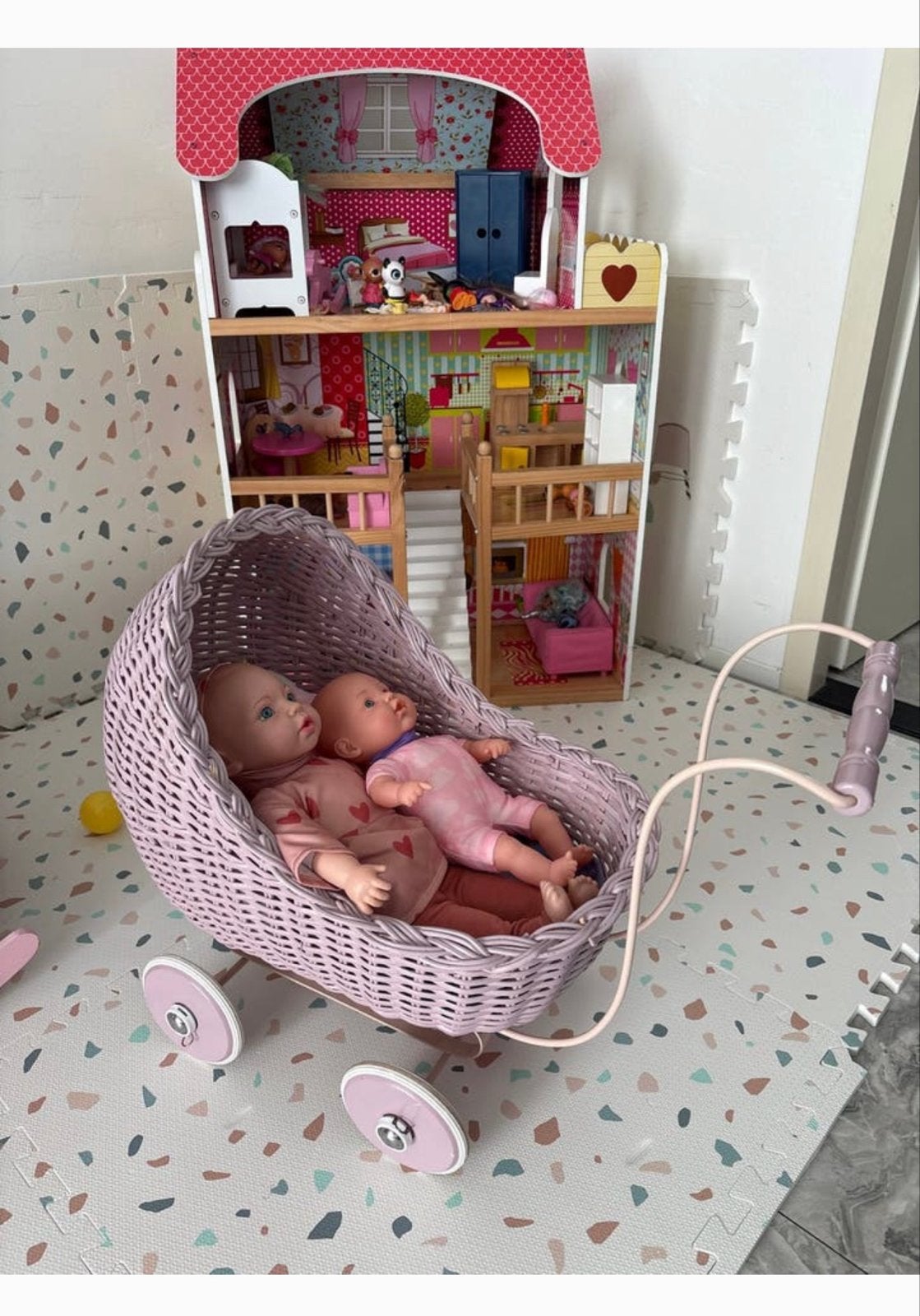 Poppenwagen smallstuf, Kinderen en Baby's, Speelgoed | Poppen, Ophalen, Gebruikt, Overige typen