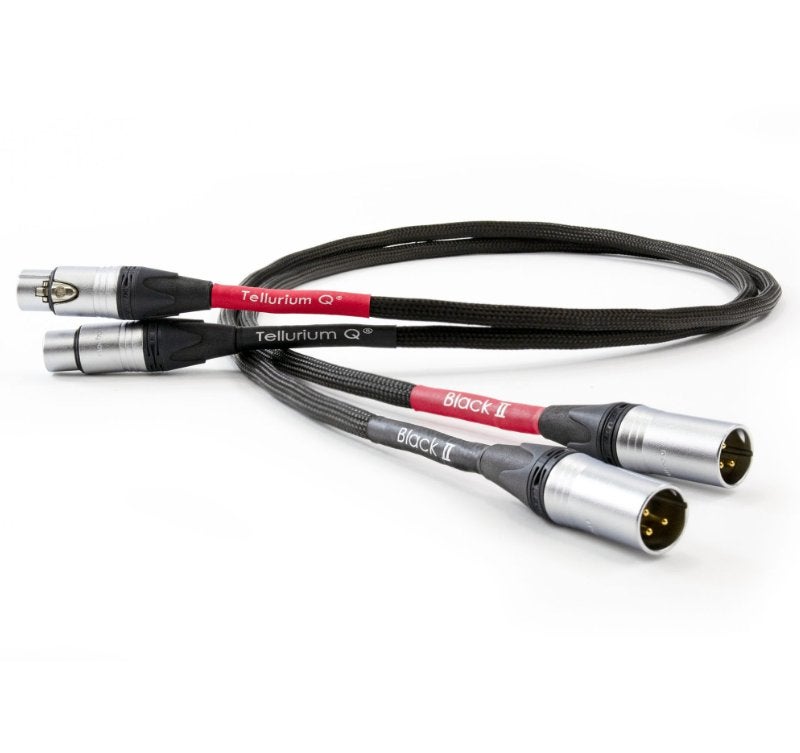 Tellurium Q Black II XLR - XLR, Audio, Tv en Foto, Audiokabels en Televisiekabels, Ophalen of Verzenden, Nieuw, Minder dan 2 meter