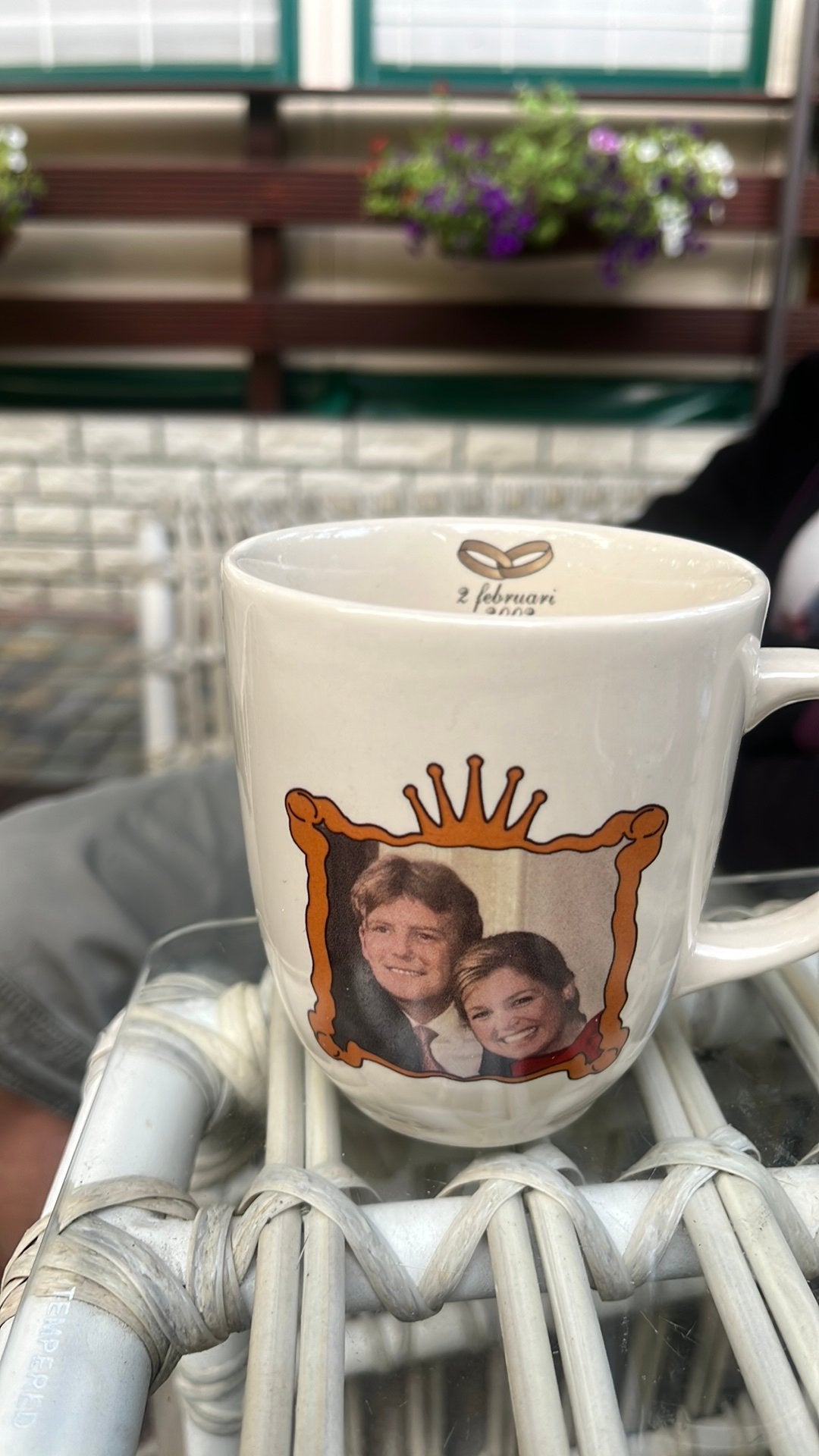 Willem en maxima, Verzamelen, Ophalen of Verzenden, Zo goed als nieuw, Servies