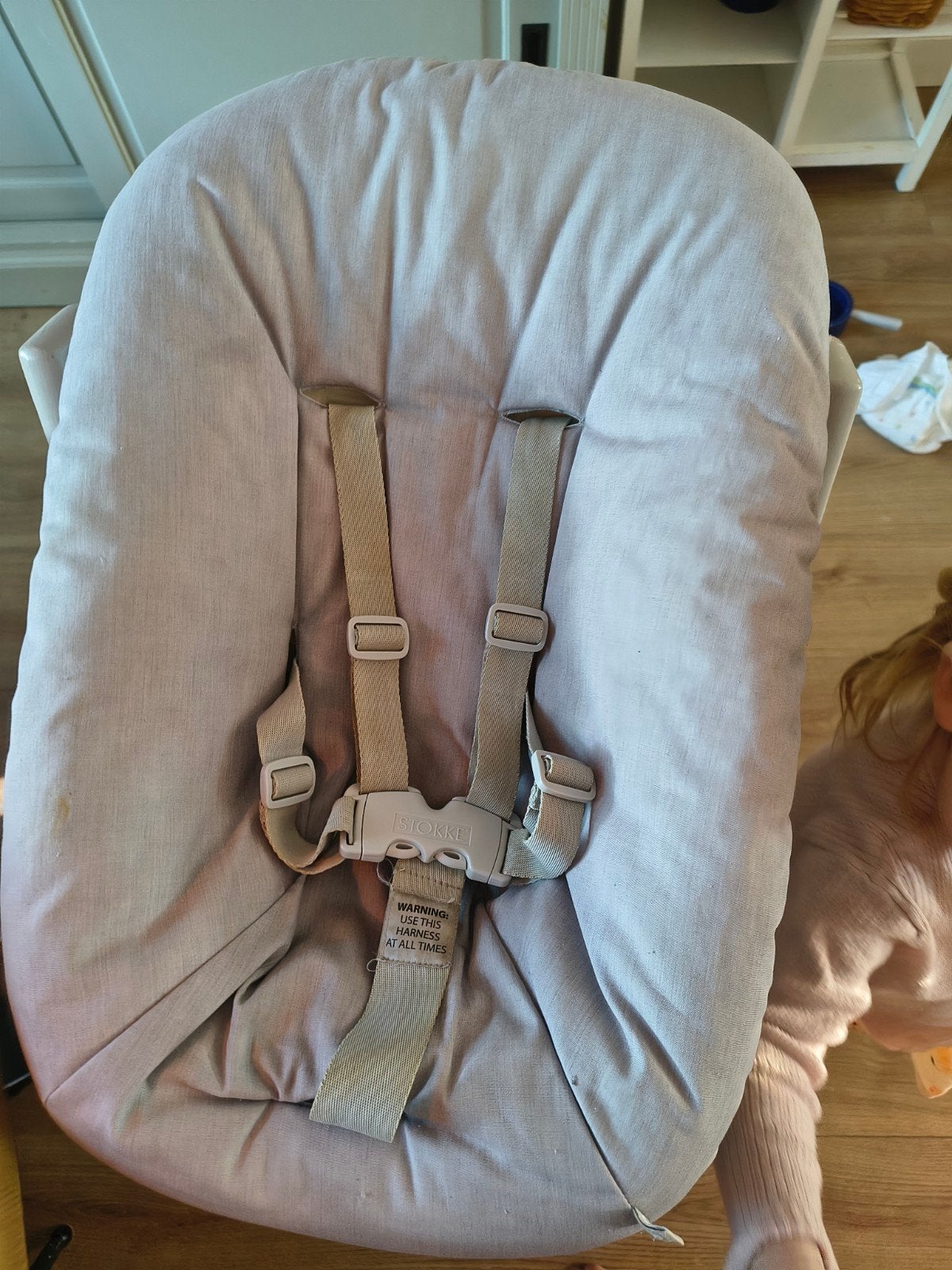 Trip Trap stoke babyschaal, Kinderen en Baby's, Kinderstoelen, Ophalen, Gebruikt, Meegroeistoel