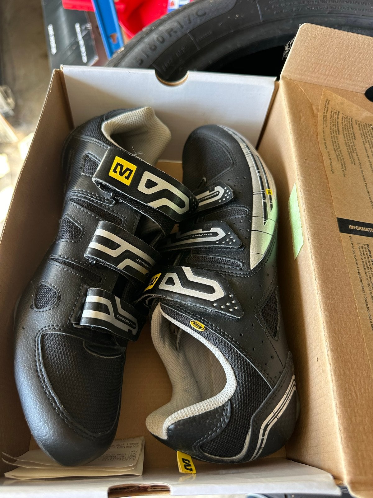 Mavic Fietsschoenen Maat 43.5 Zwart, Ophalen, Zo goed als nieuw, Schoenen