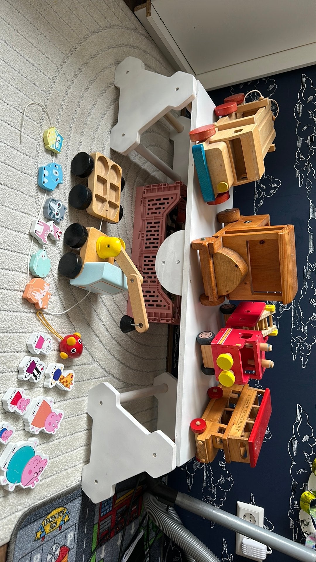 Houten speelgoed auto’s, Ophalen of Verzenden, Zo goed als nieuw