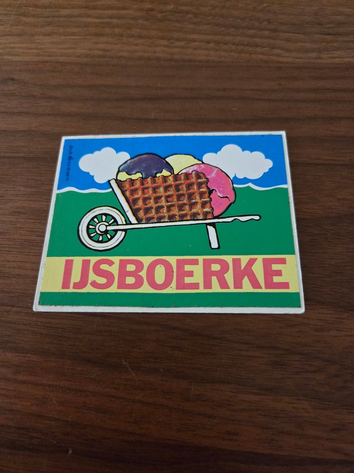 1461 IJsboerke sticker - 10 x 8 cm, Ophalen of Verzenden, Nieuw, Merk
