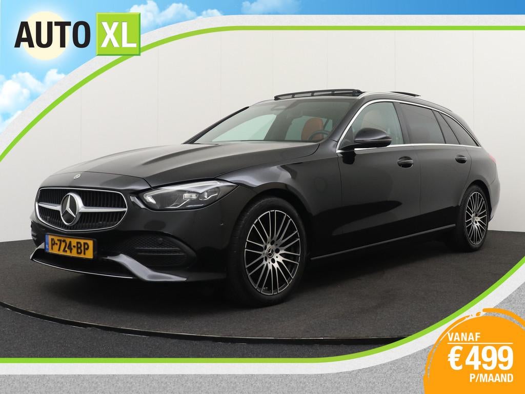 Mercedes-Benz C-Klasse Estate 200 Luxury Line Trekhaak Pano-, Auto's, Mercedes-Benz, Automaat, Achterwielaandrijving, Euro 6, 4 cilinders