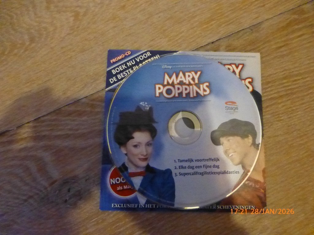 Cd marie popins, Ophalen of Verzenden, Zo goed als nieuw