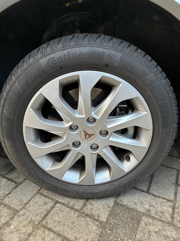 Winterset Seat velgen 4 stuks met winterbanden, Auto-onderdelen, Banden en Velgen, Ophalen, 16 inch, 205 mm, Winterbanden