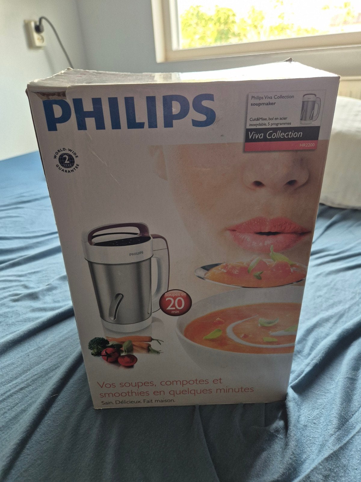 Philips Viva Collection Soupmaker HR2200j, Ophalen of Verzenden, Zo goed als nieuw, Blender