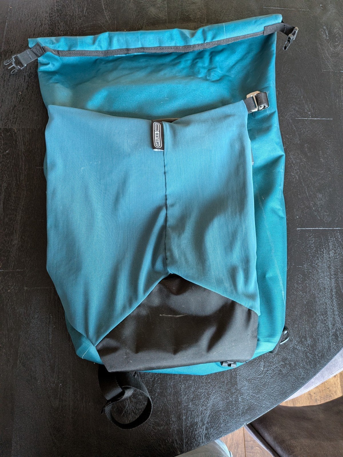 Ortlieb Fiets/Rugtas - Blauw (weinig gebruikt), Ophalen of Verzenden, Zo goed als nieuw, Ortlieb