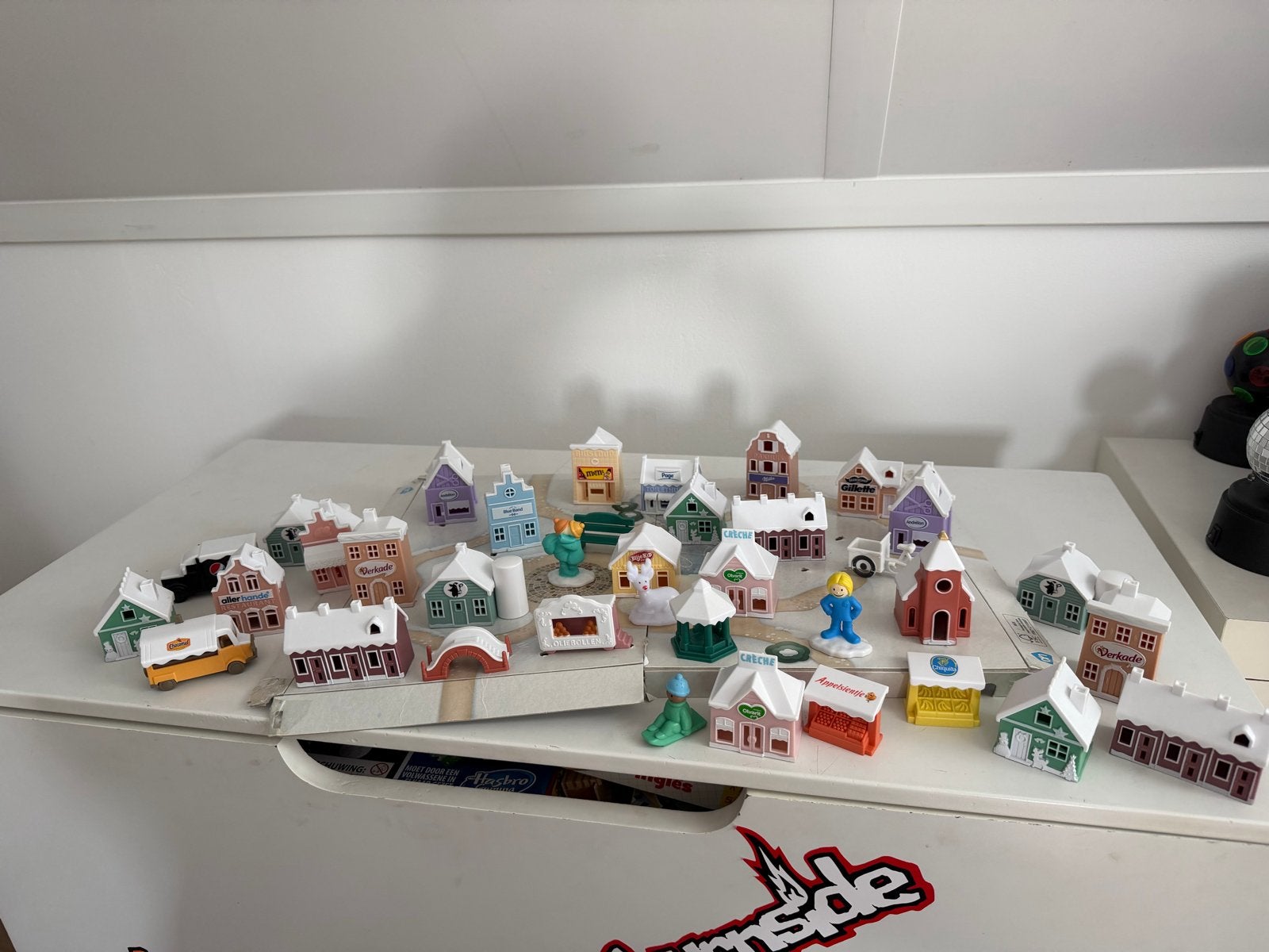 Albert Heijn huisjes complete set, Ophalen of Verzenden, Zo goed als nieuw