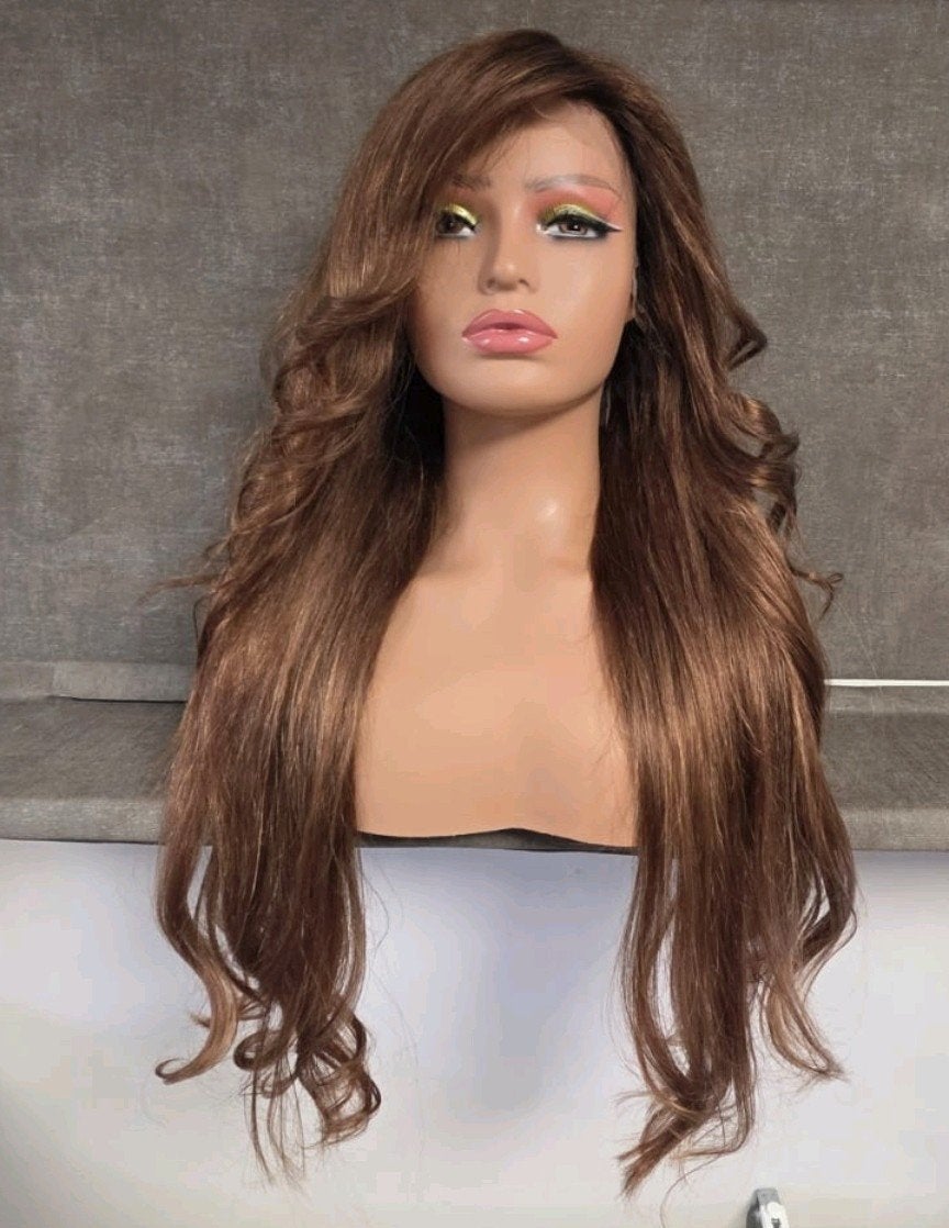 lace wig echt haar, Ophalen of Verzenden, Nieuw, Pruik of Haarverlenging