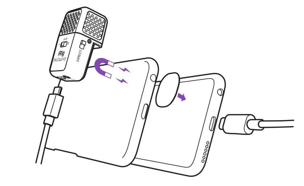 IK Multimedia iRig Mic Cast HD digitale microfoon, ., Nieuw, Ophalen of Verzenden, .