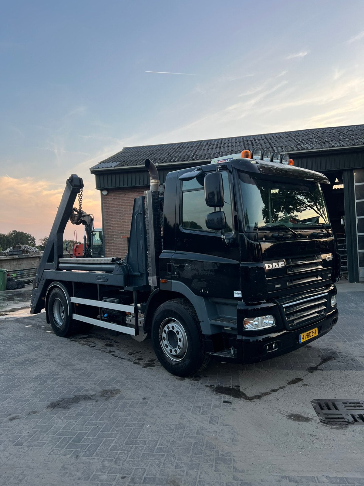 Daf cf 85 portaal container auto, Automaat, Euro 5, Achterwielaandrijving, 360 pk