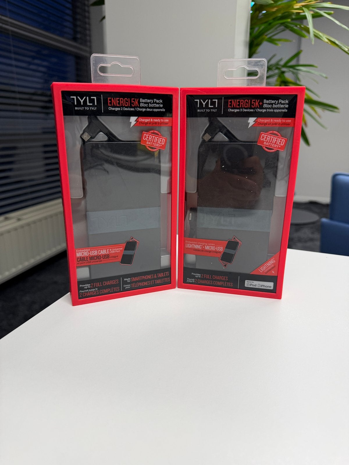 TYLT Energi 5K Powerbank 5000mAh Nieuw, Ophalen of Verzenden, Zo goed als nieuw