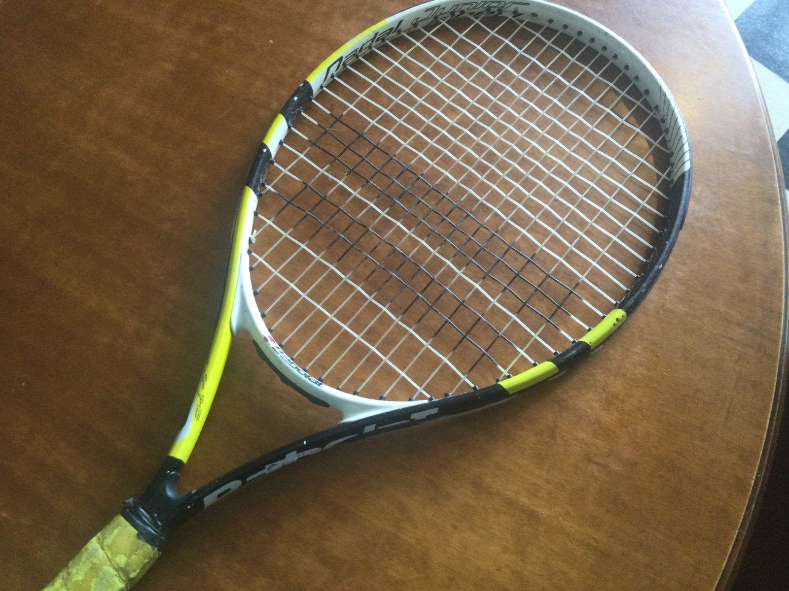 Babolat Nadal Jr. 145 Tennisracket, Sport en Fitness, Tennis, Gebruikt, Ophalen of Verzenden, L0, Racket
