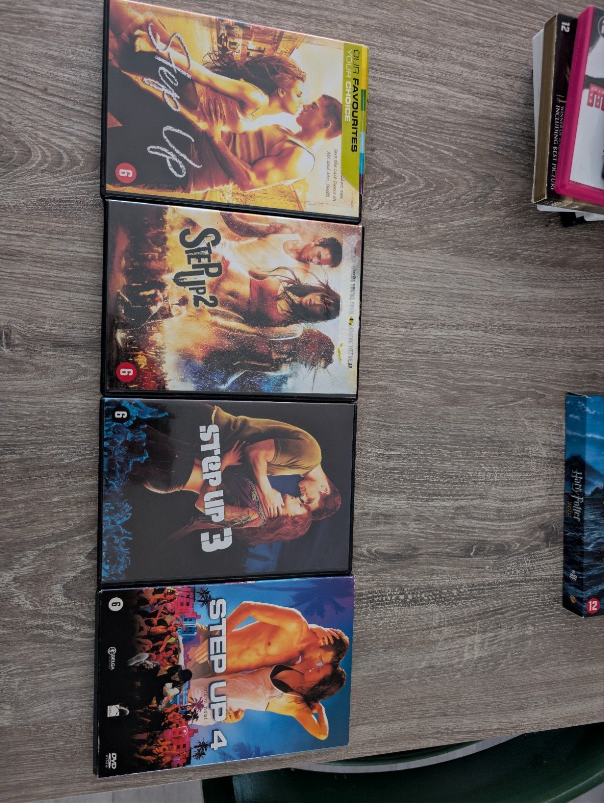 Step Up 1, 2, 3 & 4 DVD Boxset - Dansfilms, Gebruikt, Overige genres, Ophalen of Verzenden, Vanaf 6 jaar